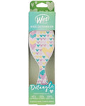 Wet Brush Kids Detangler Hair Brush - Midi Hearts - Leopard Variation