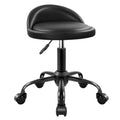 KKTONER Rolling Stool with Backrest - Height Adjustable Drafting Chair