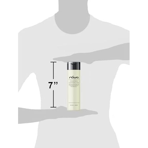 Raya Chamomile Facial Cleansing Milk 8 oz (152) | Gentle, Soap-Free Fluid Cleanser and Make-Up Removing Lotion for Dry and Sensitive Skin | Helps Calm Irritations and Refine Pores