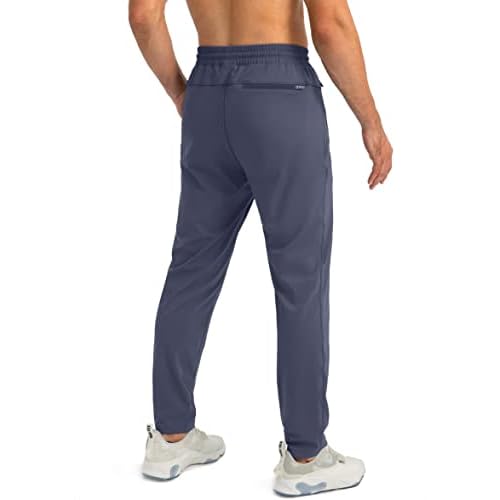 G Gradual Men's Sweatpants with Zipper Pockets Tapered Joggers for Men Athletic Pants for Workout, Jogging, Running