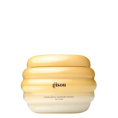 Gisou Honey Gloss Ceramide Hair Mask Travel Size 2.5 Fl Oz - Deep Hydration & Shine