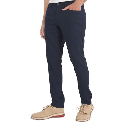 Weatherproof Vintage Men's Hiking Pants - Casual Chino | Straight Slim Fit, Quick Dry, Stretch Travel Pants for Men