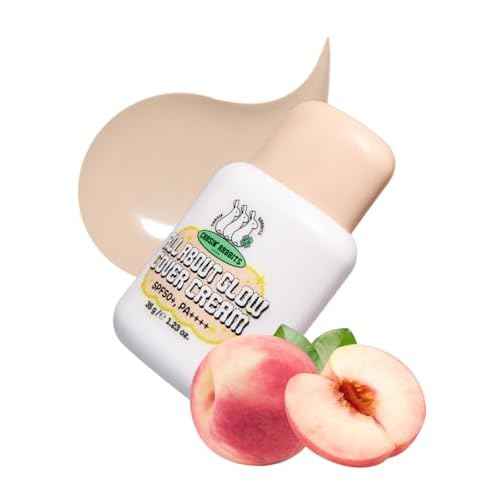 CHASIN' RABBITS All About Glow Cover Cream 1.23 Oz, Lightweight, Hydrating, Long-Lasting Radiance for a Flawless Glow, Smooth Skin Texture, Vegan, Korean Makeup