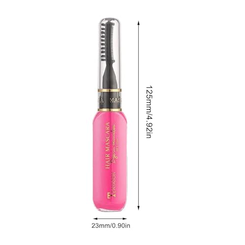 Temporary Hair Color Mascara - 6 Washable Shades for DIY Looks