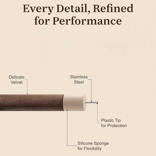 VISOFO Heatless Curling Rods Overnight - 3 Set Velvet Foam Rollers