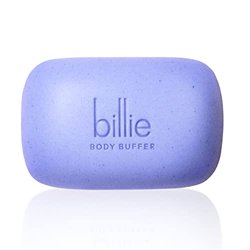 Billie Razors for Women Shave Kit & Body Buffer - Pre-shave Exfoliating Bar - 3.5 oz & Whipped Shave Cream - Lavender & Bergamot Scent - 6.5 fl oz