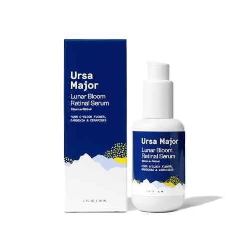 Ursa Major Lunar Bloom Retinal Serum | Potent & Gentle Facial Moisturizer | Smooth Fine Lines & Wrinkles | Vegan & Cruelty-Free | For All Skin Types | 1.0 ounce