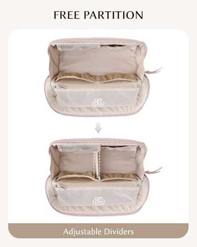 EACHY Standing Makeup Bag with Phone Holder - Waterproof