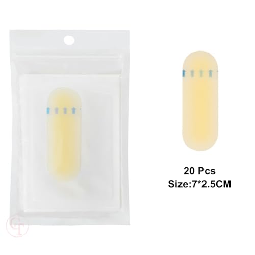 Microblading Practice Skin Stickers - 20pc Silicone Eyebrow Pads