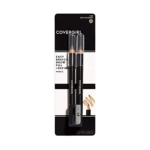COVERGIRL Easy Breezy Brow Pencil 2-Pack with Spoolie