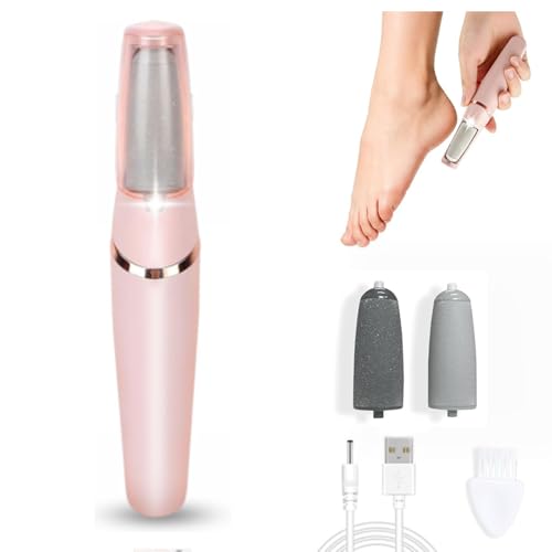 Rechargeable Electric Callus Remover with 2 Speeds & Heads