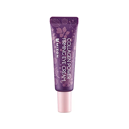 MIZON Collagen Eye Cream Firming Hydrolyzed Collagen Adenosine Fine Line Treatment Elastin booster Moisturizing Travel Size (10 ml / 0.34 fl oz)
