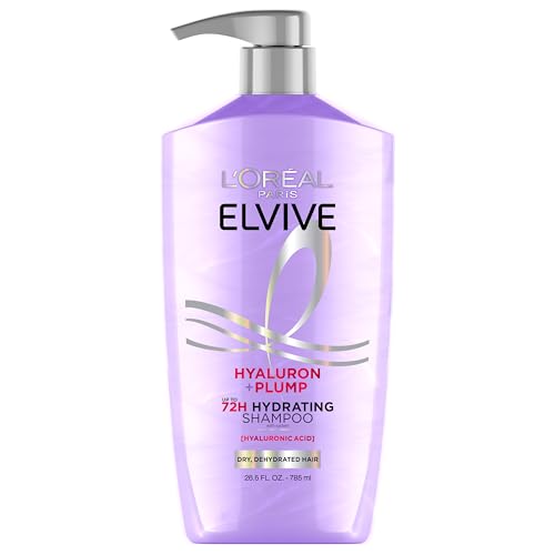 L'Oreal Paris Elvive Hyaluron Plump Hydrating Shampoo 26.5 Fl Oz