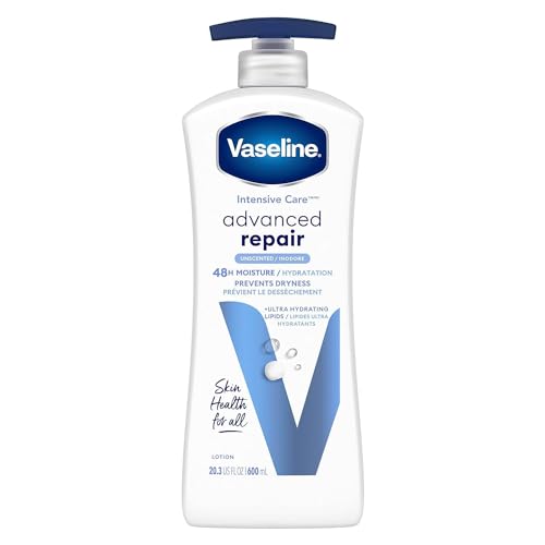 Vaseline Intensive Care Advanced Repair Unscented Healing Moisture Lotion, 20.3 oz (Pack of 5)