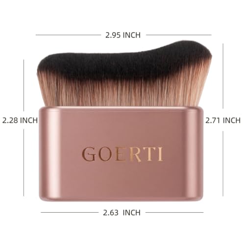 Body Makeup Brush for Self-Tanner & Foundation - Wide Kabuki