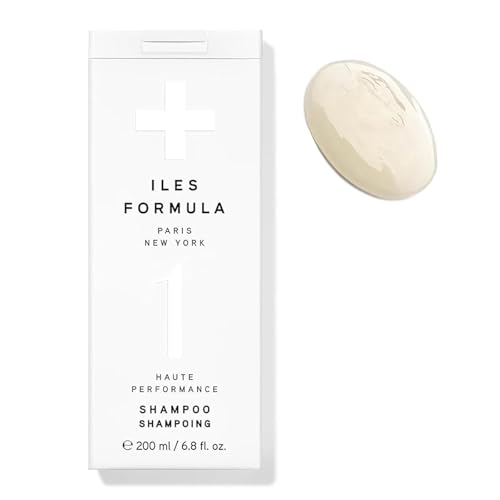ILES FORMULA Shampoo for Dry, Damaged, Frizzy or Color Treated Hair - Hydrating, Sulfate Free Shampoo ? Salon Grade, Color Safe, Moisturizing Formula that Controls Humidity & Boosts Shine
