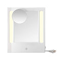 Conair Lighted Makeup Mirror 11"L x 9"W with 1X/5X Magnification, LED Vanity Mirror in White - Corded