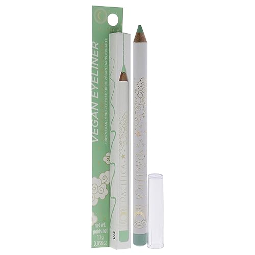 Pacifica Beauty, Longwear Pastel Green Eyeliner Pencil, Mint, Pigmented Vibrant Color, Vitamin E + Coconut Oil, No-Skip Formula, Graphic Liner, Vegan & Cruelty Free