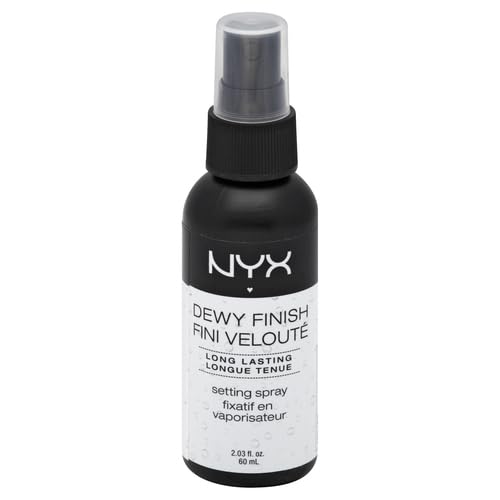 NYX PROFESSIONAL MAKEUP Makeup Setting Spray - Dewy Finish, Long-Lasting Vegan Formula (Packaging May Vary)