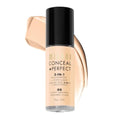 Milani Conceal + Perfect Liquid Foundation Light Neutral 1 Fl Oz - Full Coverage, Water-Resistant Face Makeup
