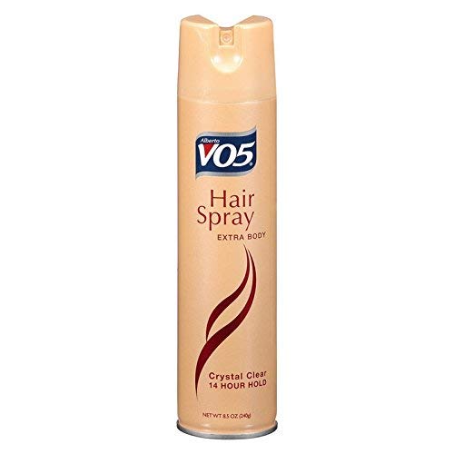 VO5 Hairspray Extra Body Crystal Clear 8.5 oz ( Packs of 5)