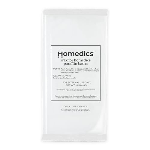 Homedics Unscented Paraffin Wax Refill for Paraffin Baths & Spa - 2 lb