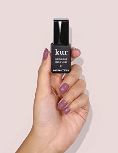 LONDONTOWN kur Conceal & Go Duo Set, Includes Pink Shimmer Bubble Nail Illuminating Concealer & Gel Genius Top Coat, 0.4 Fl Oz