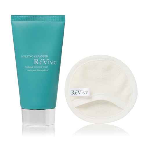 R?Vive Melting Face Cleanser - Makeup Remover Cleansing Gel to Melt Away Makeup, Dirt & Impurities from the Skin - Enriched with Olive, Macadamia & Jojoba Oil to Hydrate & Soften Skin (100ml)