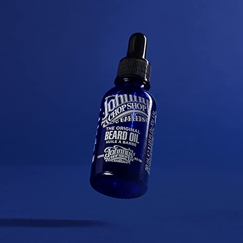 Johnny's Chop Shop Men's Facial Conditioning Beard Oil, Smooth Blend, Natural Oils, Pre/Post Shave 1.01 fl oz (Pack of 1)