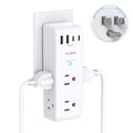 6 Outlet Surge Protector with 4 USB Ports & Rotating Plug