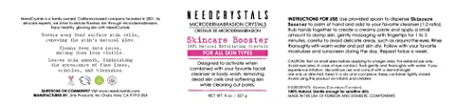 NeedCrystals Microdermabrasion Crystals DIY Face Scrub. Natural Facial Exfoliator for Dull or Dry Skin Improves Scars, Blackheads, Pore Size, Wrinkles, Blemishes & Skin Texture 8 oz. / 227g.