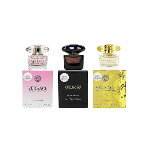 Versace Women's 3-Piece Mini Perfume Gift Set - Travel Fragrance Sampler