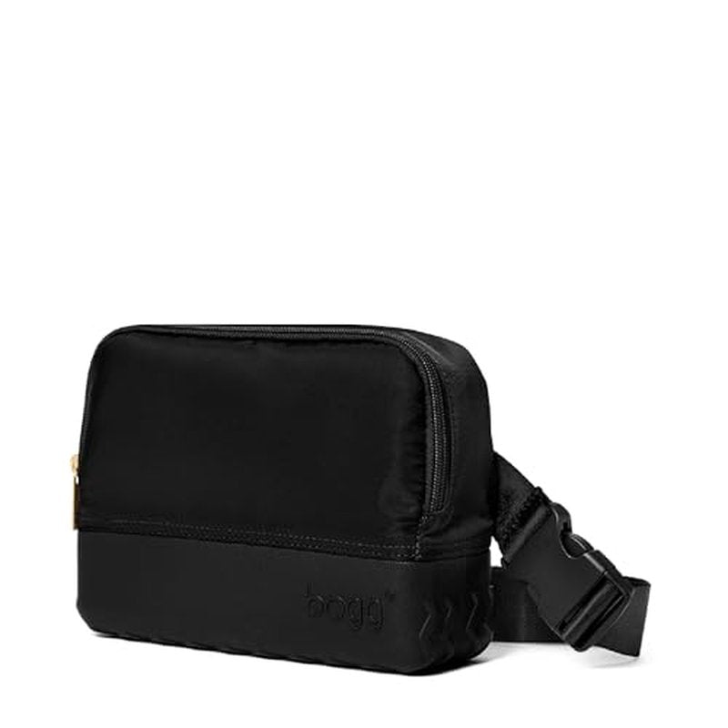 BOGG BAG Small Crossbody Belt Bag - Black, Water-Resistant Nylon