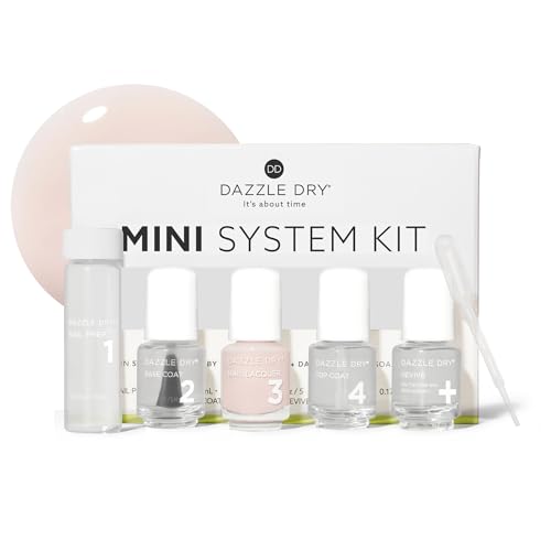 Mini Nail Kit – Rose Quartz 4 Step System for Quick-Dry Manicures