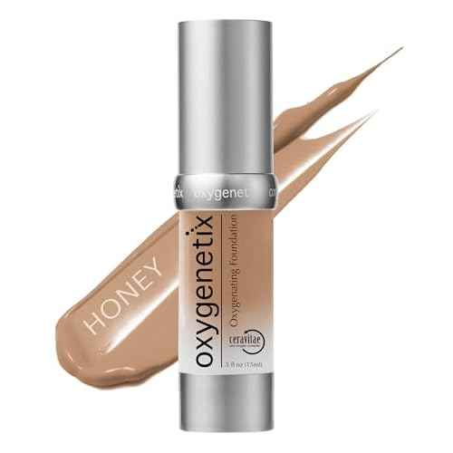Oxygenetix Oxygenating Foundation | Breathable Makeup for Face | Buildable Coverage with Weightless Feel | Longwear Foundation for Women | Safe for Sensitive or Laser-Treated Skin