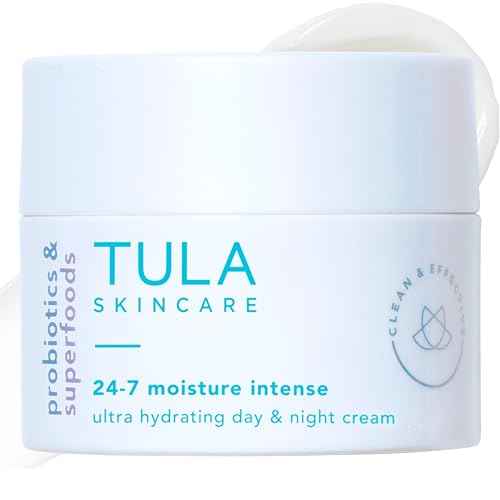 TULA Skin Care 24-7 Moisture Intense Ultra Hydrating Day & Night Cream - Ultra Nourishing Moisturizer for Face, Soothe Skin, Maintain Skin Balance & Improve Skin Smoothness