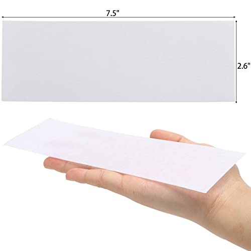 BTYMS 200 Count Large Non-Woven Wax Strips 7.5 x 2.6 in for Body & Facial Hair Removal – Pack of 200