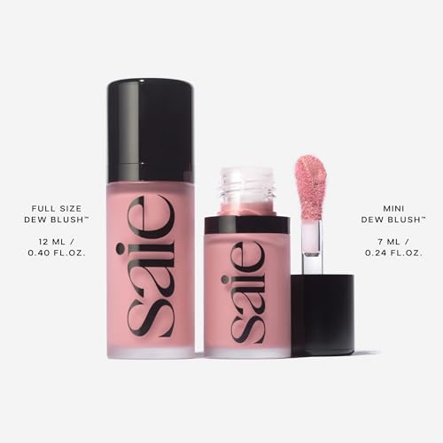 Saie Dew Blush 09 Chilly Cream-Gel Vegan Blush with Doe-Foot Applicator - 0.40 oz