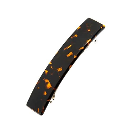 France Luxe Classic Rectangle Barrette, Vesuvio