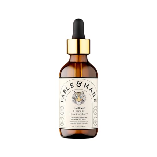 Fable & Mane HoliRoots Hair Oil - Strengthening Serum for Damaged, Frizzy Hair