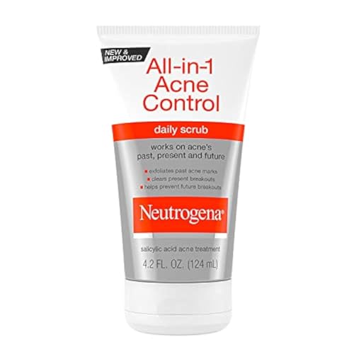 Neutrogena All-In-1 Acne Control Daily Face Scrub, 4.2 oz