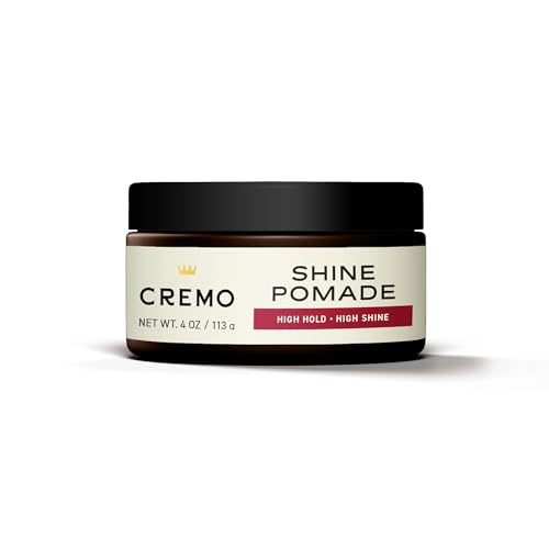 Cremo Premium Barber Grade Hair Pomade for Men, 4 Oz
