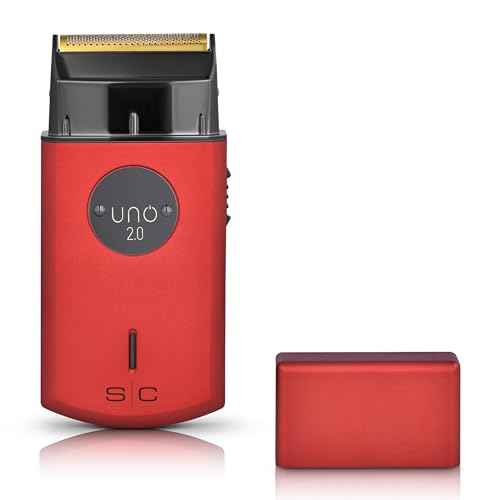 StyleCraft Uno Cordless Single Foil Shaver, Mini Travel Size, Portable, Gold Titanium Premium Head, Turbocharged motor