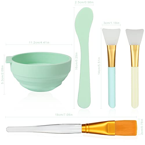 Face Mask Mixing Bowl Set - 5 in 1 DIY Applicator Kit
