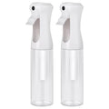 VIGOR PATH Continuous Spray Bottle - Fine Mist Hair & Plant Mister, 300ml (2 Pack)