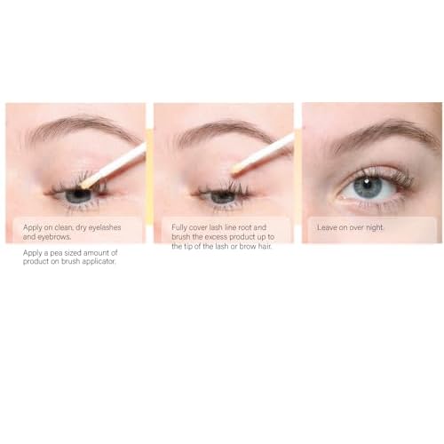 Godefroy Double Lash and Brow Treatment, for longer & thicker eyelash and eyebrows (3ml + applicator)