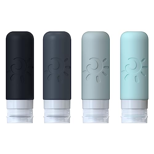 Zafit TSA Approved Travel Bottles 3oz Leak Proof Set
