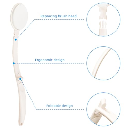 Lotion Applicator for Back,Legs,Feet, Self Application of Sunscreen, Sunless Self-Tanning, Skin Cream, Acne, Back Applicator for Lotion for Women