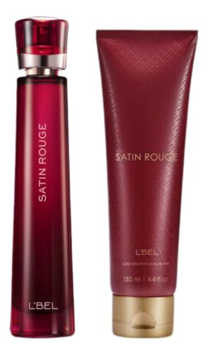 L'Bel Satin Rouge Perfume & Scented Cream Set