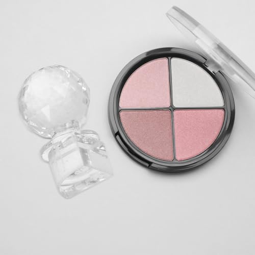 Cosmetic Powder Pressing Tool 1.18In Compact Eyeshadow Blusher Highlighter Makeup Repair Stamp Mold for Versatile Powder Cosmetics